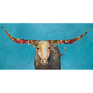 Now this is one bull you'll want to grab by the horns! Be sure to shop more unique animal renditions by one-of-a-kind artist Eli Halpin.