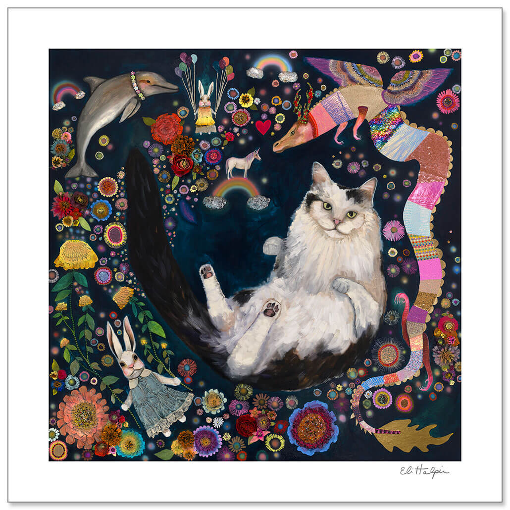 Year of the Dragon Print by Eli Halpin + 12"x12" Paper