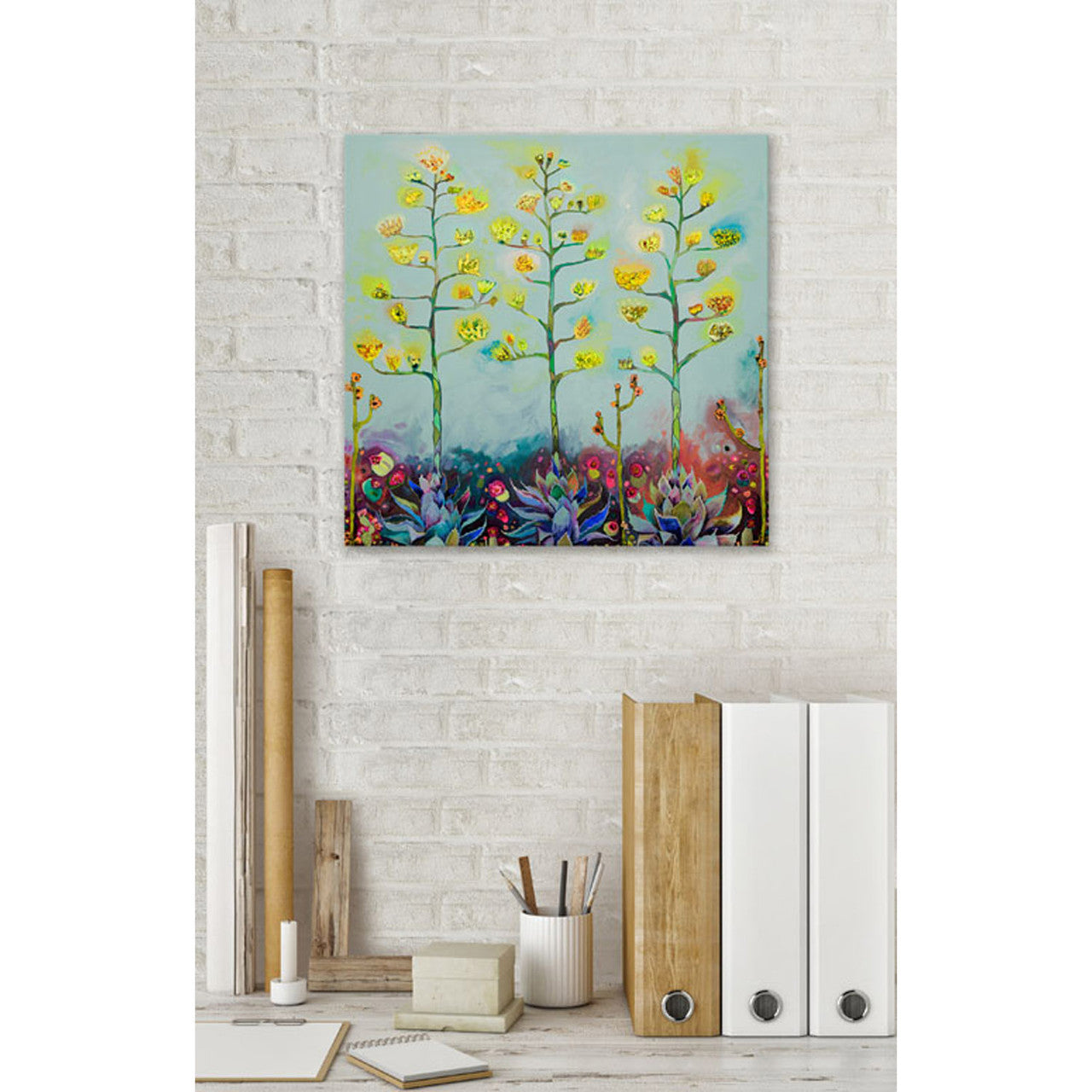 Agave Blooms by Eli Halpin
Canvas print
39”h x 39”w