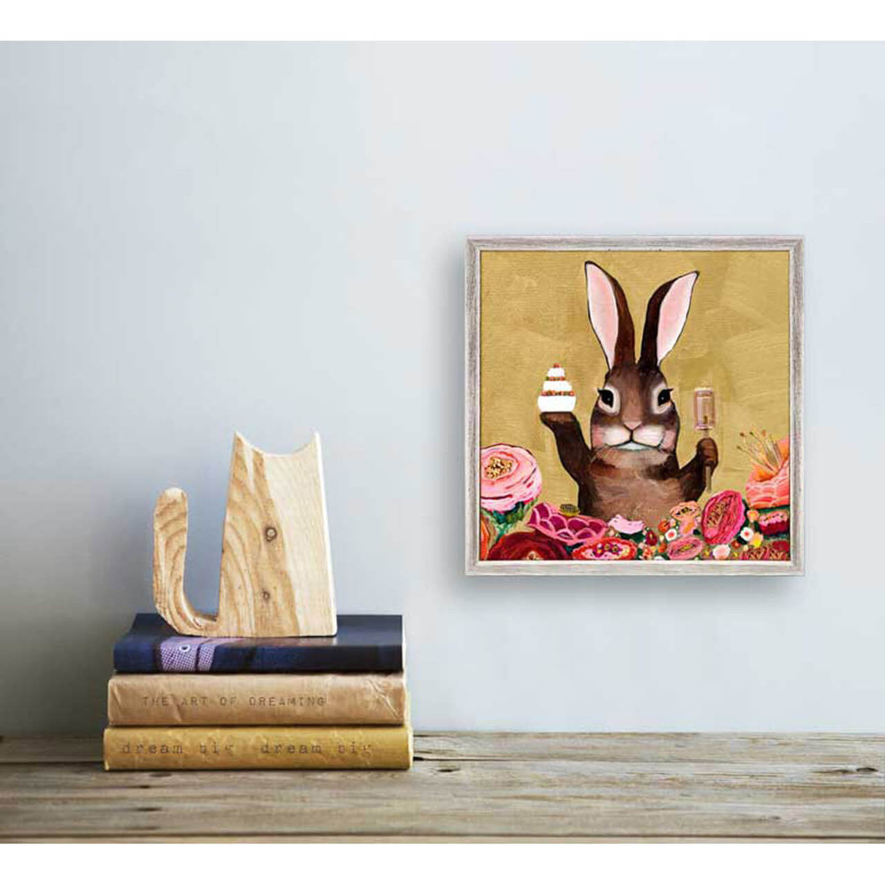 Good things come in small packages! And in this case it's mini framed canvas art. Get creative by bringing a series of small things together. These mini masterpieces come ready to set on a shelf or hang on a wall.