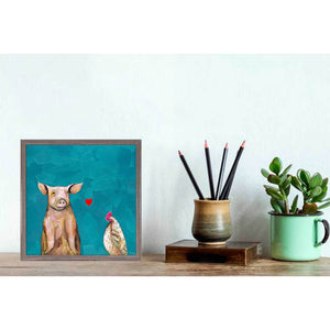 Good things come in small packages! And in this case it's  mini framed canvas art. Get creative by bringing a series of small things together. These mini masterpieces come ready to set on a shelf or hang on a wall.