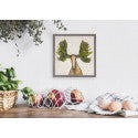 King of the Forest Mini Framed Canvas Print by Eli Halpin