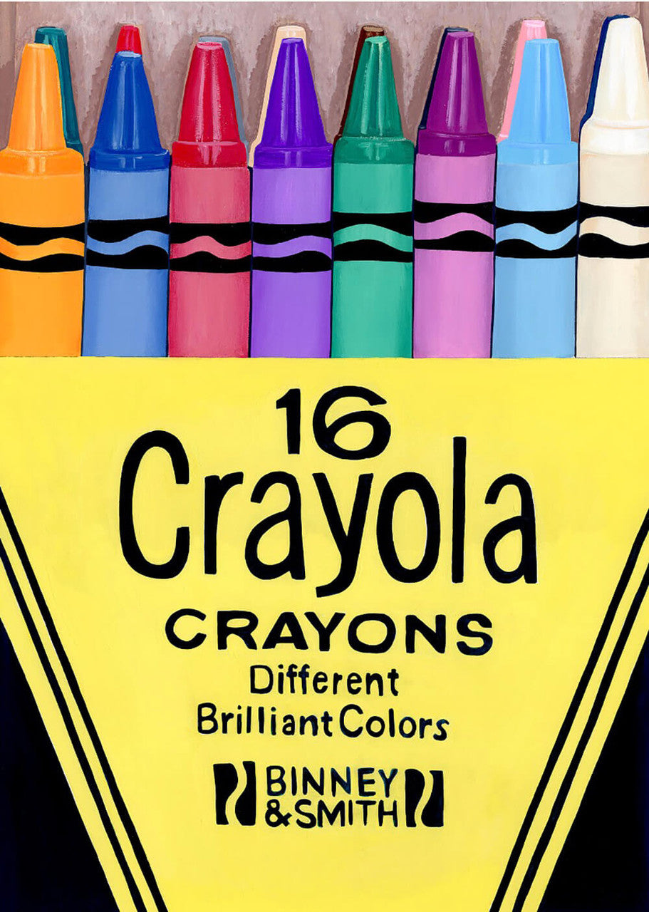 Crayola Crayons Print by Emily Mercedes