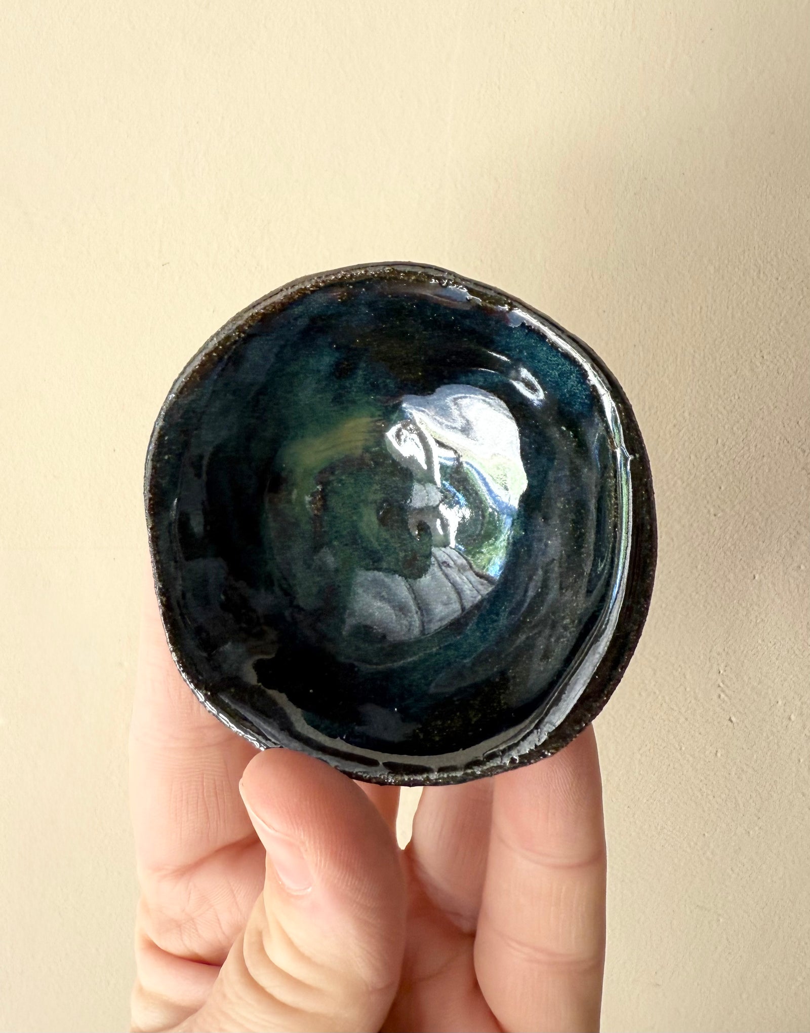 Northern Lights Single Bubble Dish by Fig Tree Pots