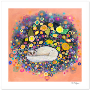 Feral Cat Nest Print by Eli Halpin + 8"x8" Paper