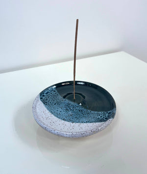 Green Moss Incense Holder by Fig Tree Pots