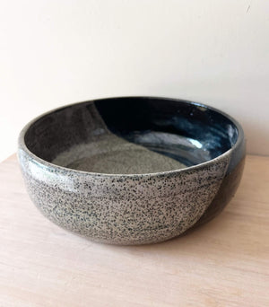 Midnight Speckled Bowl by Fig Tree Pots