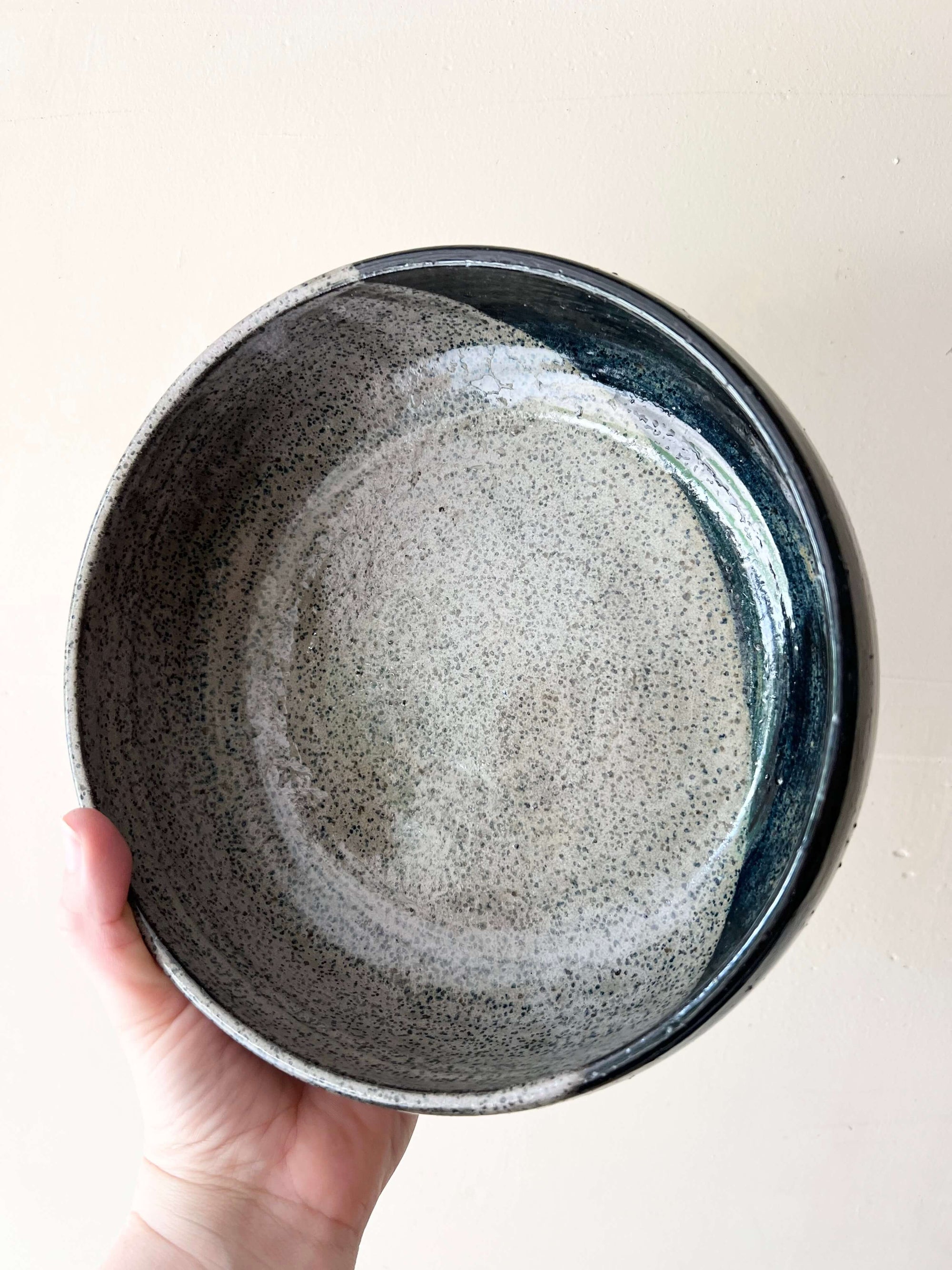 Midnight Speckled Bowl by Fig Tree Pots