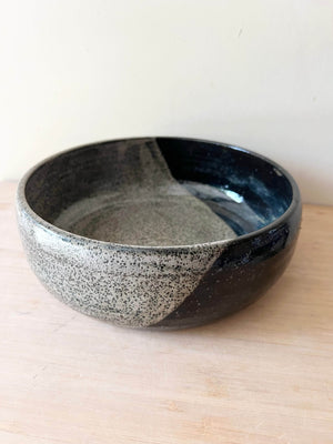 Midnight Speckled Bowl by Fig Tree Pots