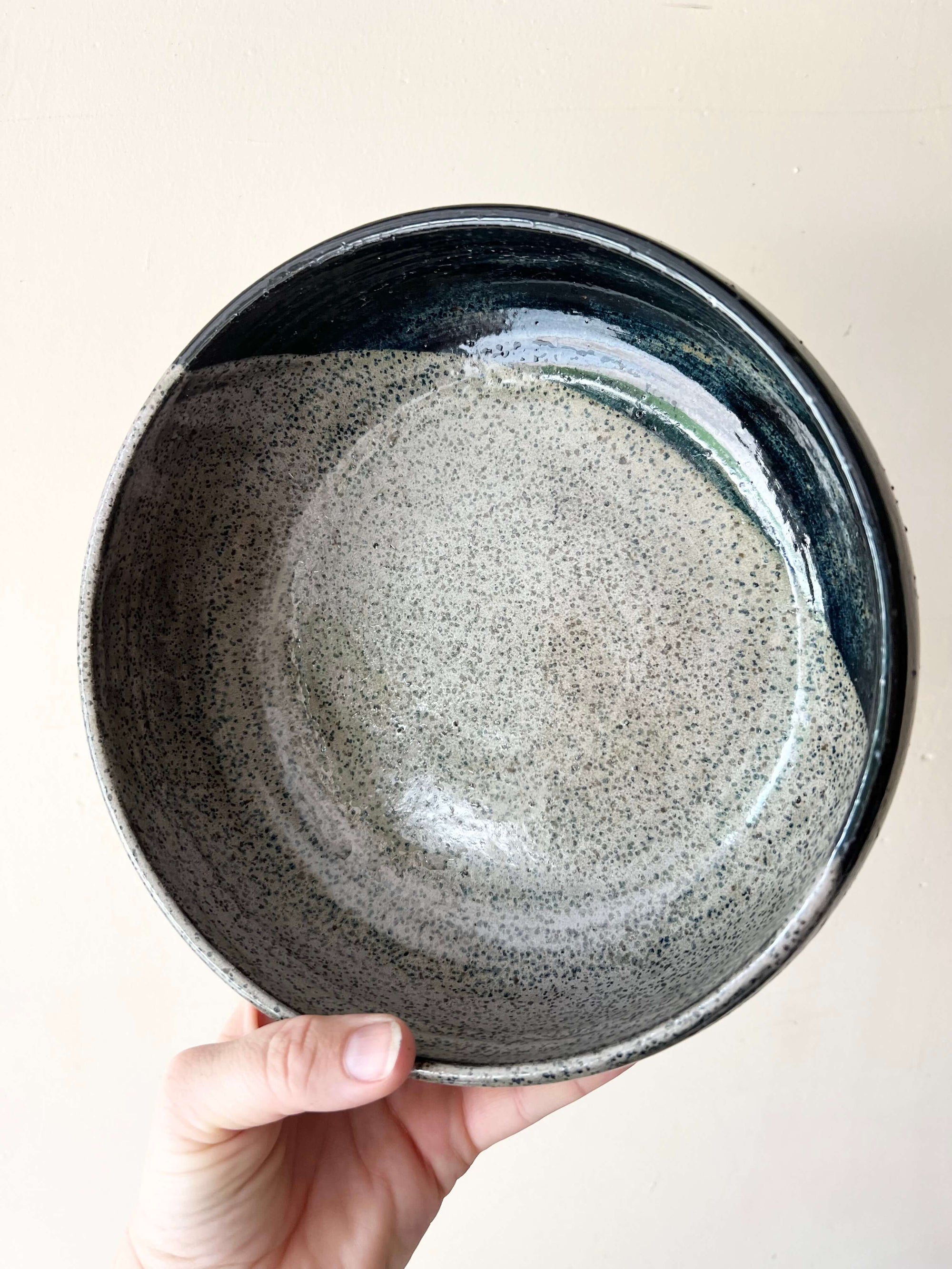 Midnight Speckled Bowl by Fig Tree Pots