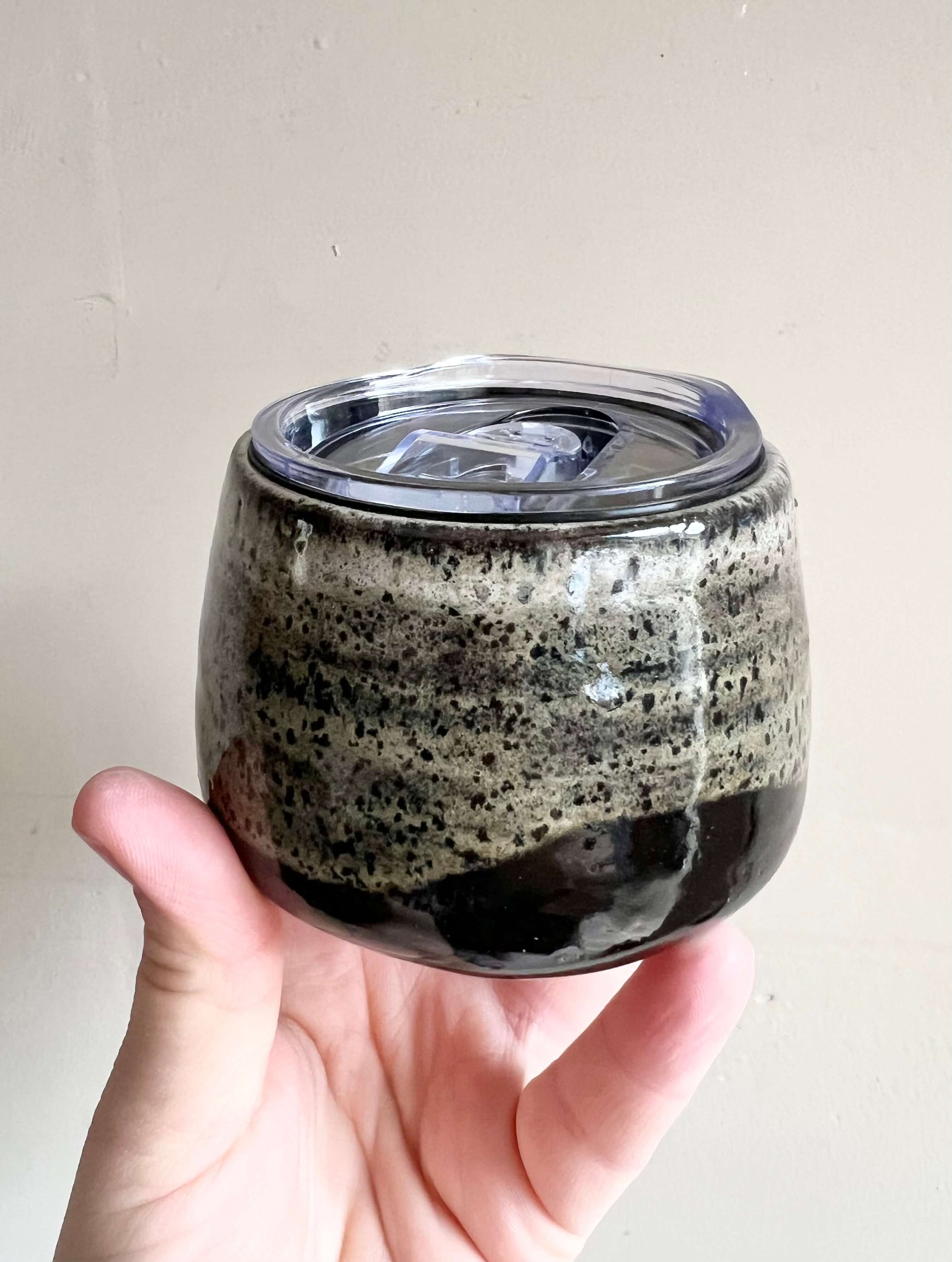 Midnight Speckled Travel Cup by Fig Tree Pots