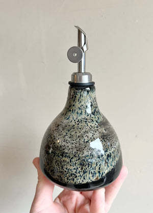 Midnight Speckled Oil Dispenser by Fig Tree Pots