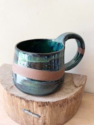 Northern Lights Mug by Fig Tree Pots