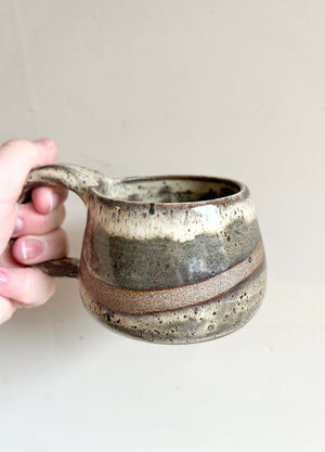 Small Oak Black Clay Mug by Fig Tree Pots