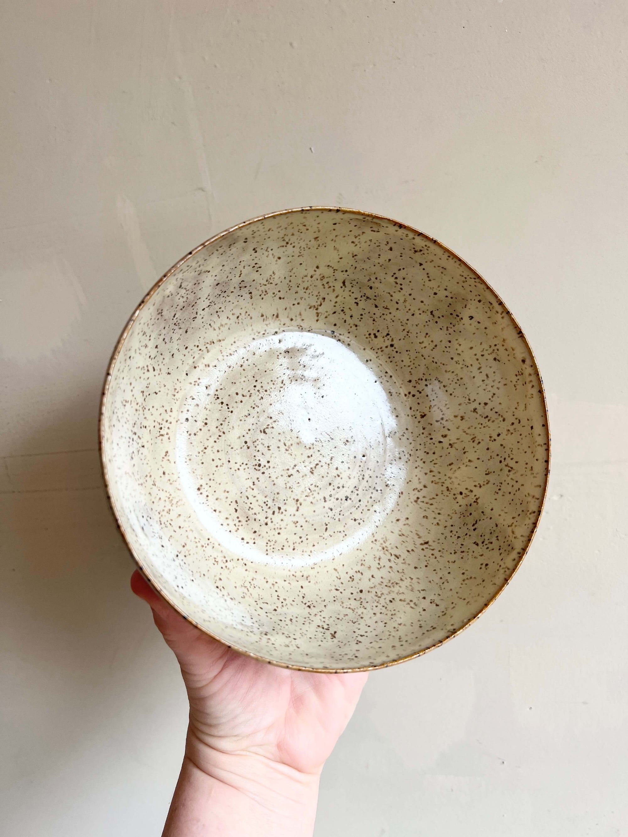 Small Oak Serving Bowl by Fig Tree Pots