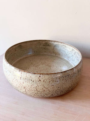 Oak Large Serving Bowl by Fig Tree Pots