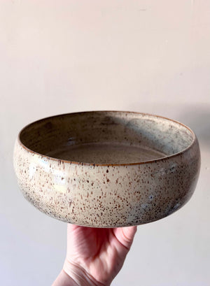 Oak Large Serving Bowl by Fig Tree Pots