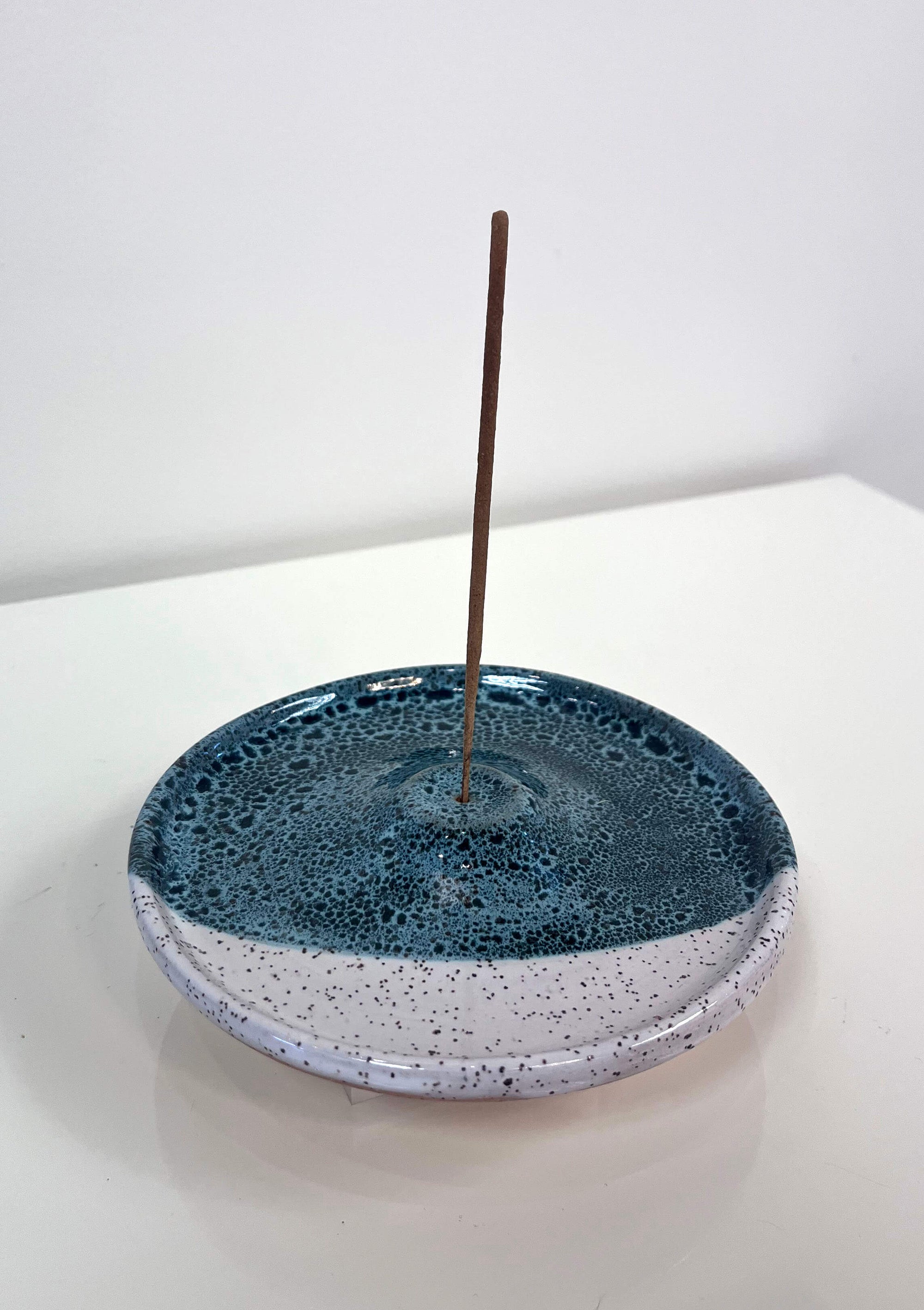 White Moss Incense Holder by Fig Tree Pots