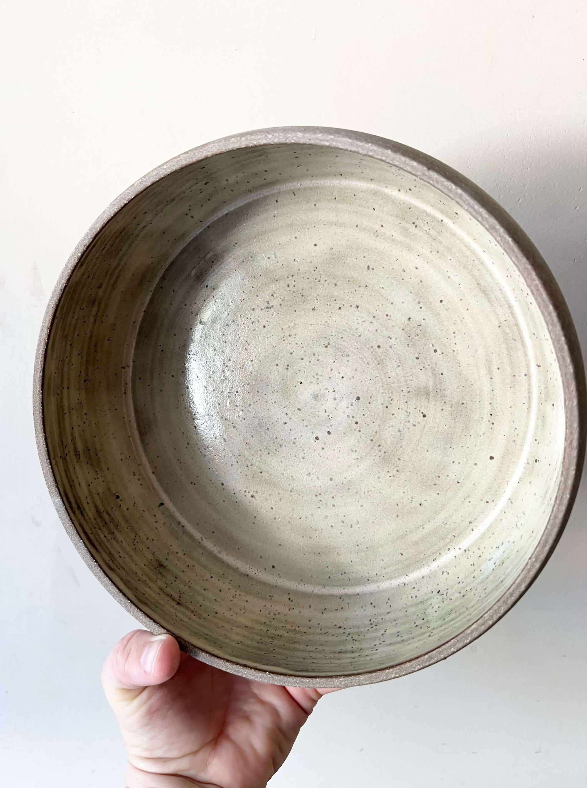 Large Bare Oak Serving Bowl by Fig Tree Pots