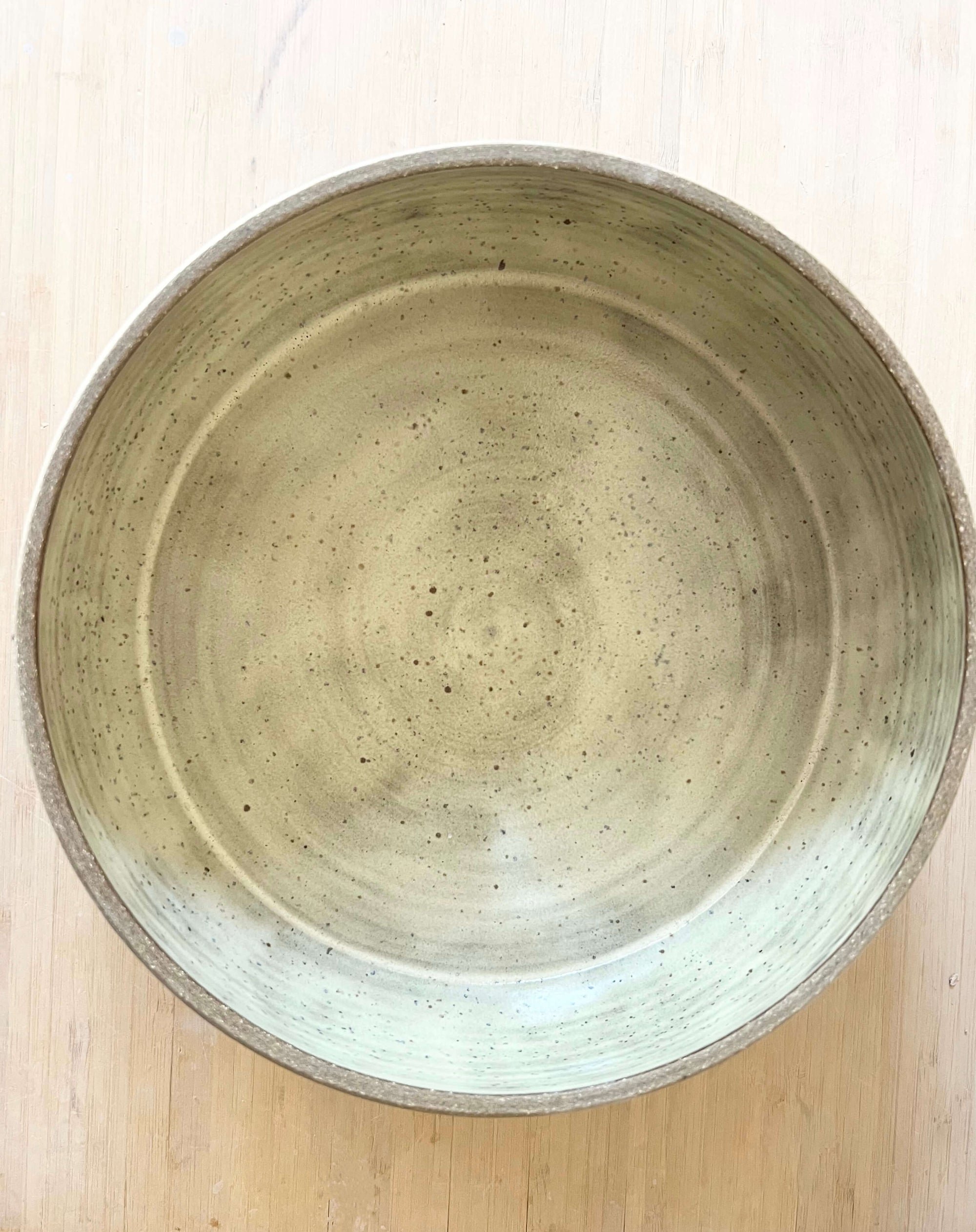 Large Bare Oak Serving Bowl by Fig Tree Pots