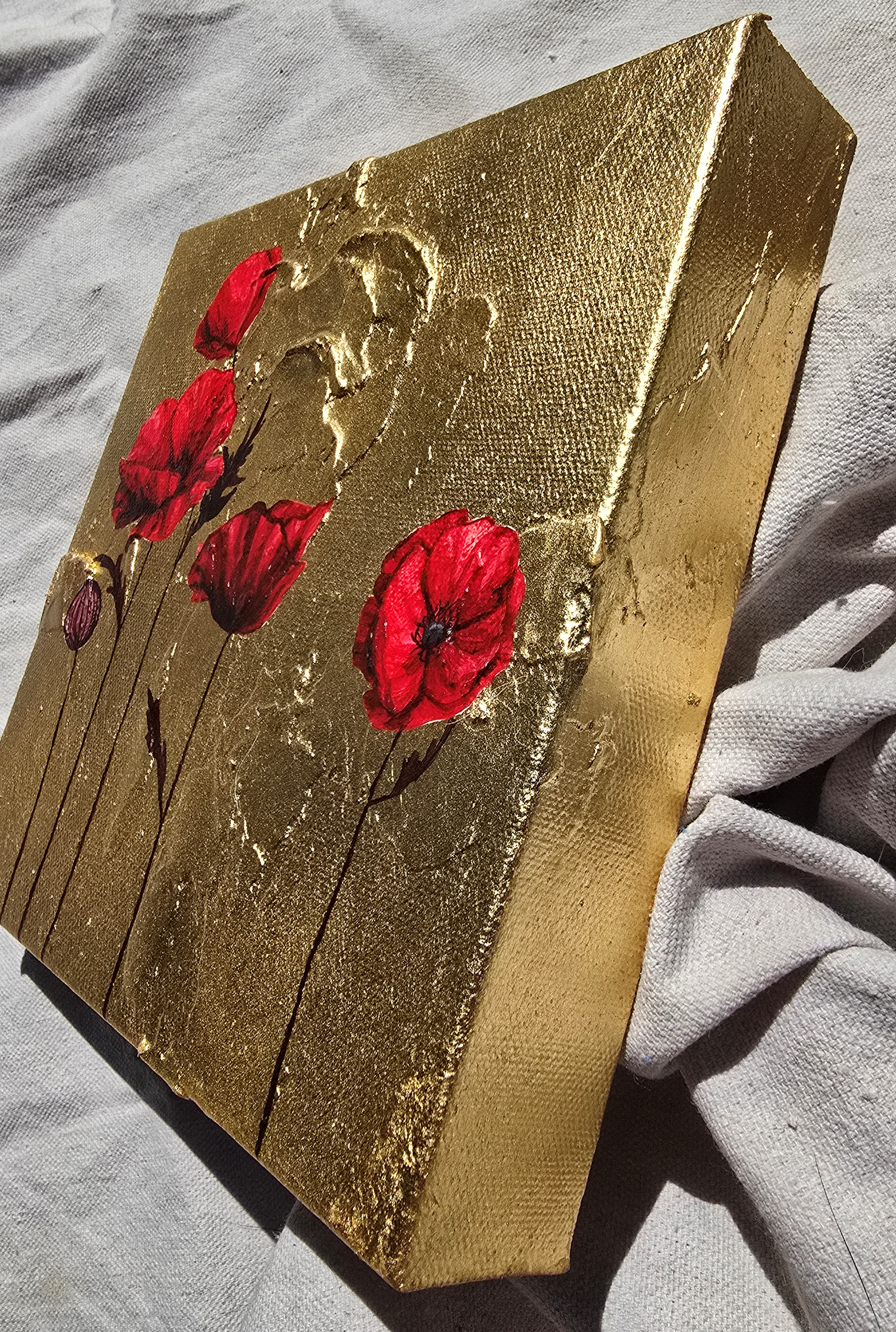 Handful of Poppies V by Lauren Hua