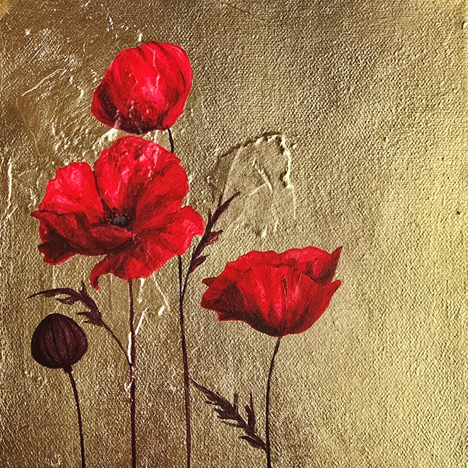 Handful of Poppies III by Lauren Hua