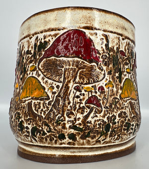 Colorful Mushroom Planter #1 by Hooting Buddha