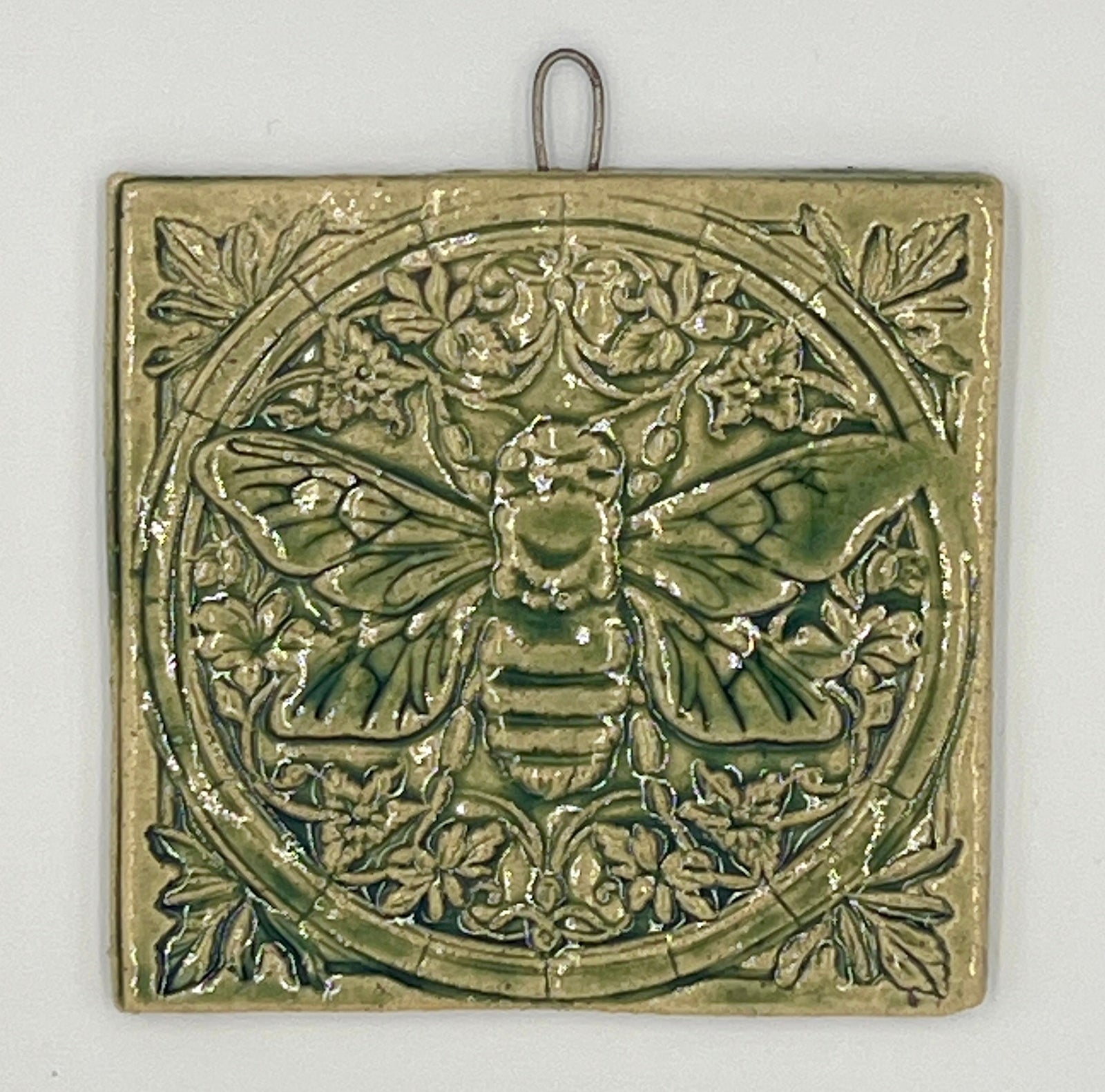 Bee Ceramic Wall Hanging by Hooting Buddha