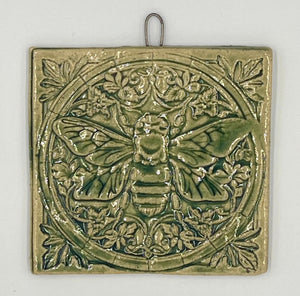 Bee Ceramic Wall Hanging by Hooting Buddha