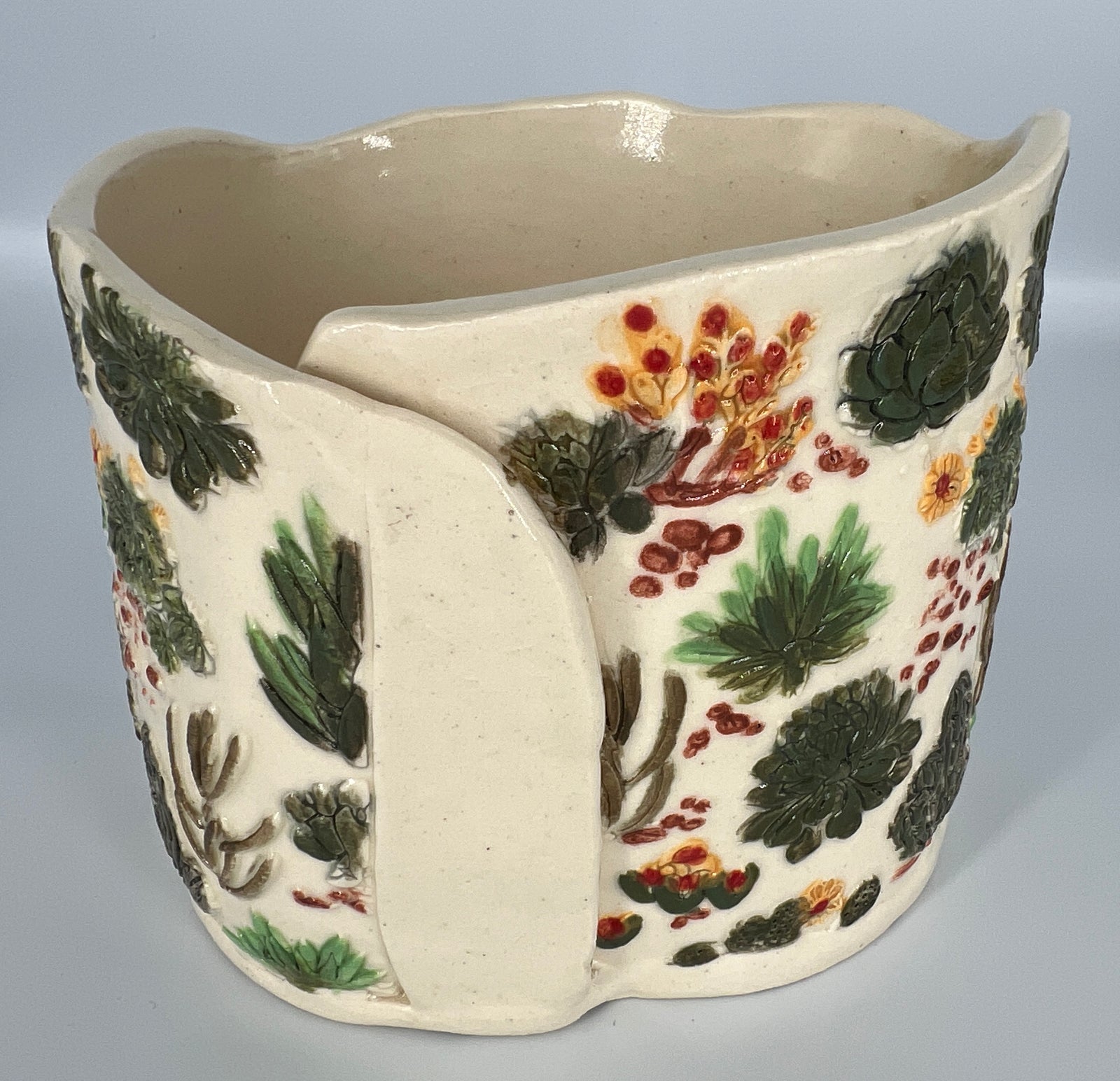 Colorful Cacti Planter by Hooting Buddha