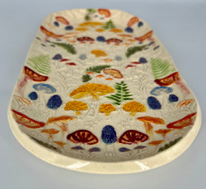 Colorful Mushroom Tray by Hooting Buddha