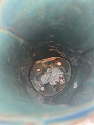 Floral Buddha Head Planter by Hooting Buddha