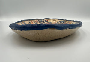 Oval Floral Tray by Hooting Buddha