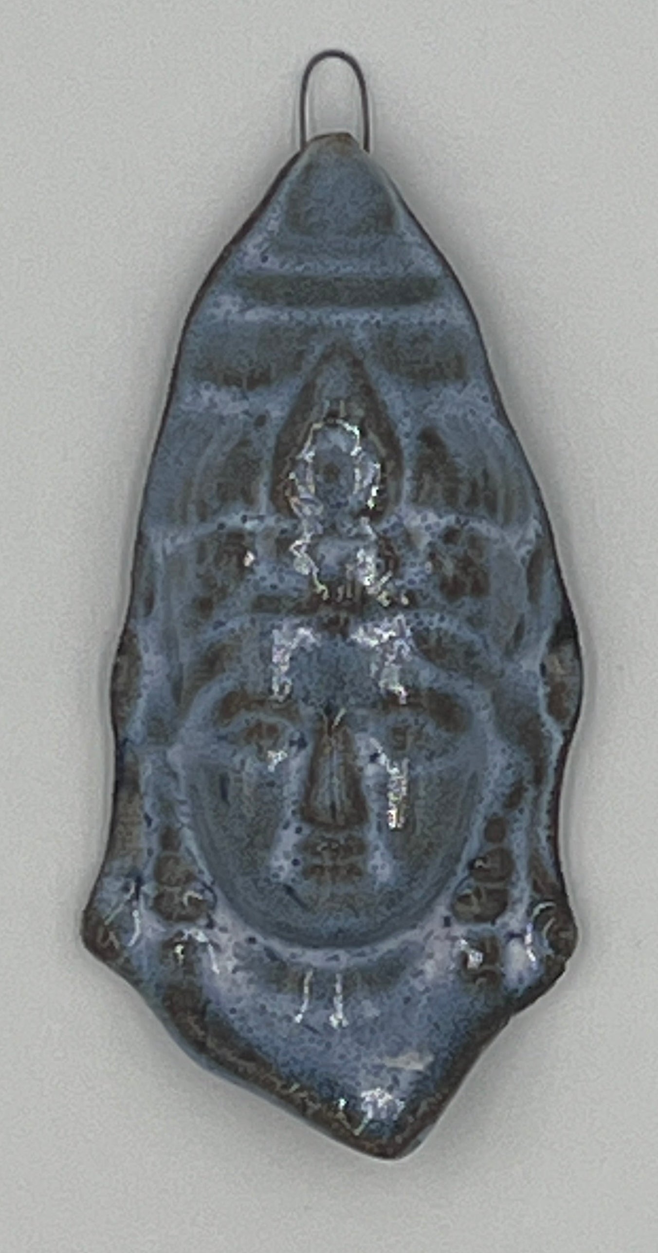 Buddha Head Ceramic Wall Hanging by Hooting Buddha