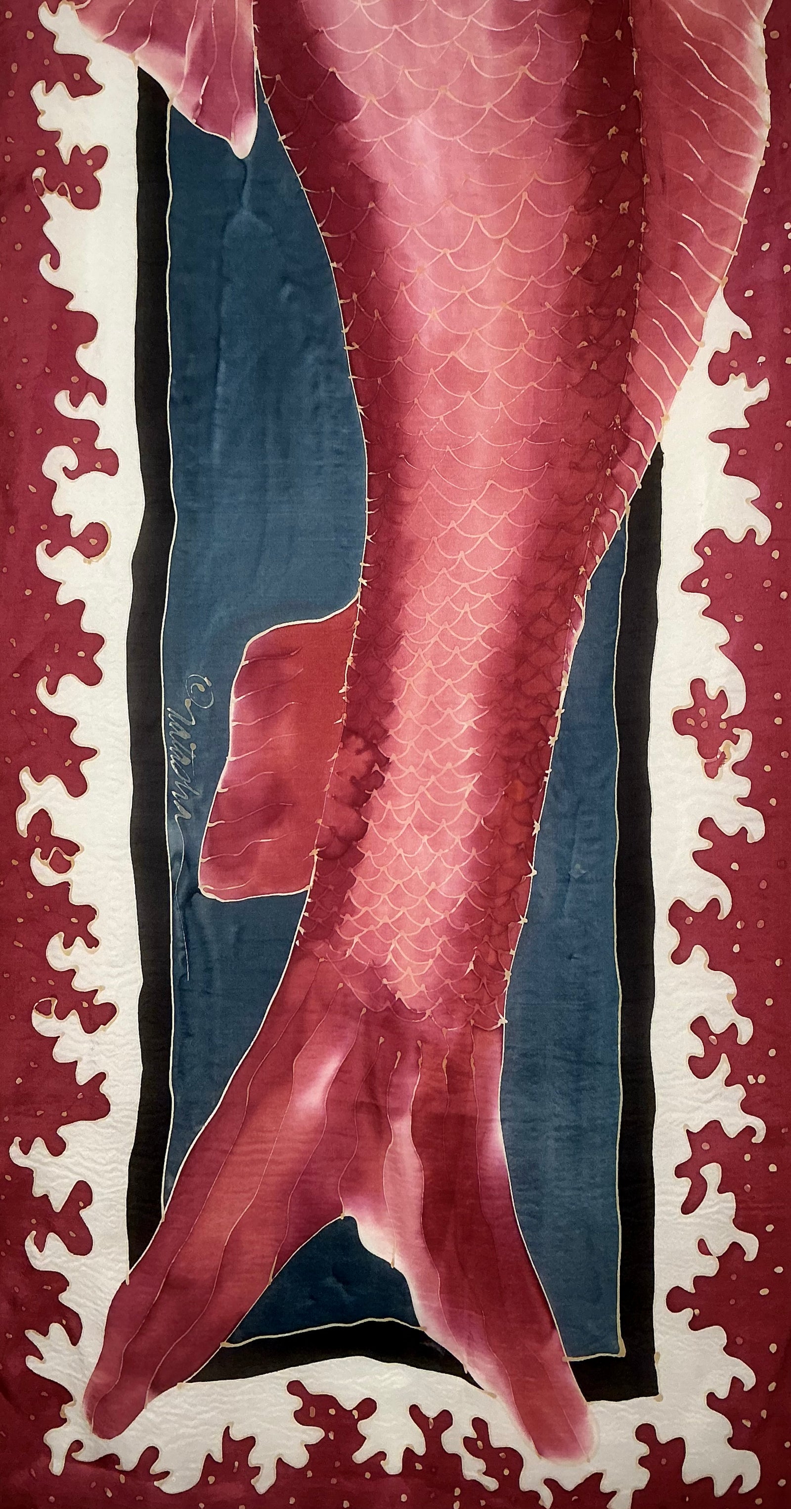 Maroon Catfish Banner by Natalie Wilson
