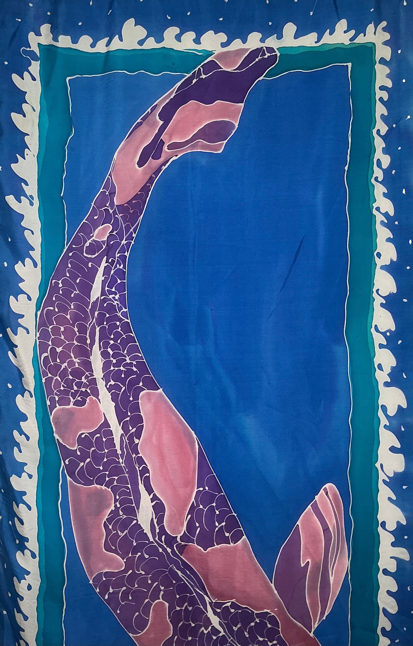Blue and Purple Catfish Banner by Natalie Wilson