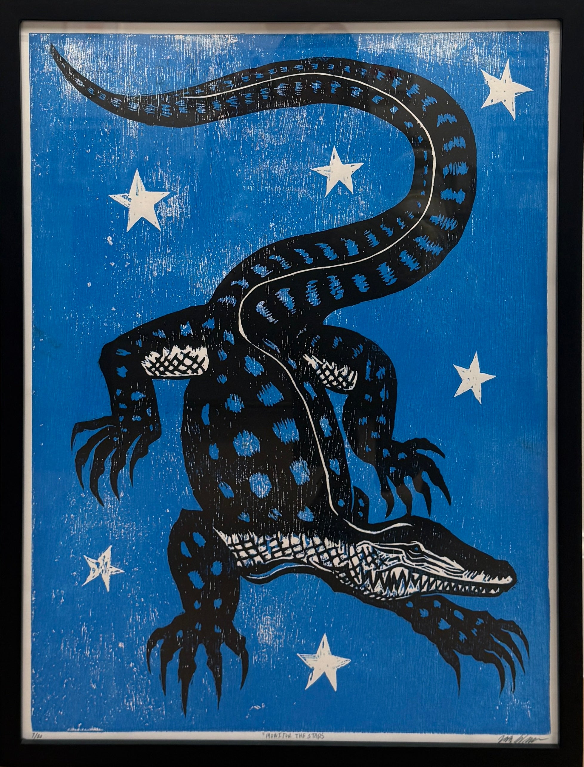 Monitor the Stars Framed Print by Brunky Art