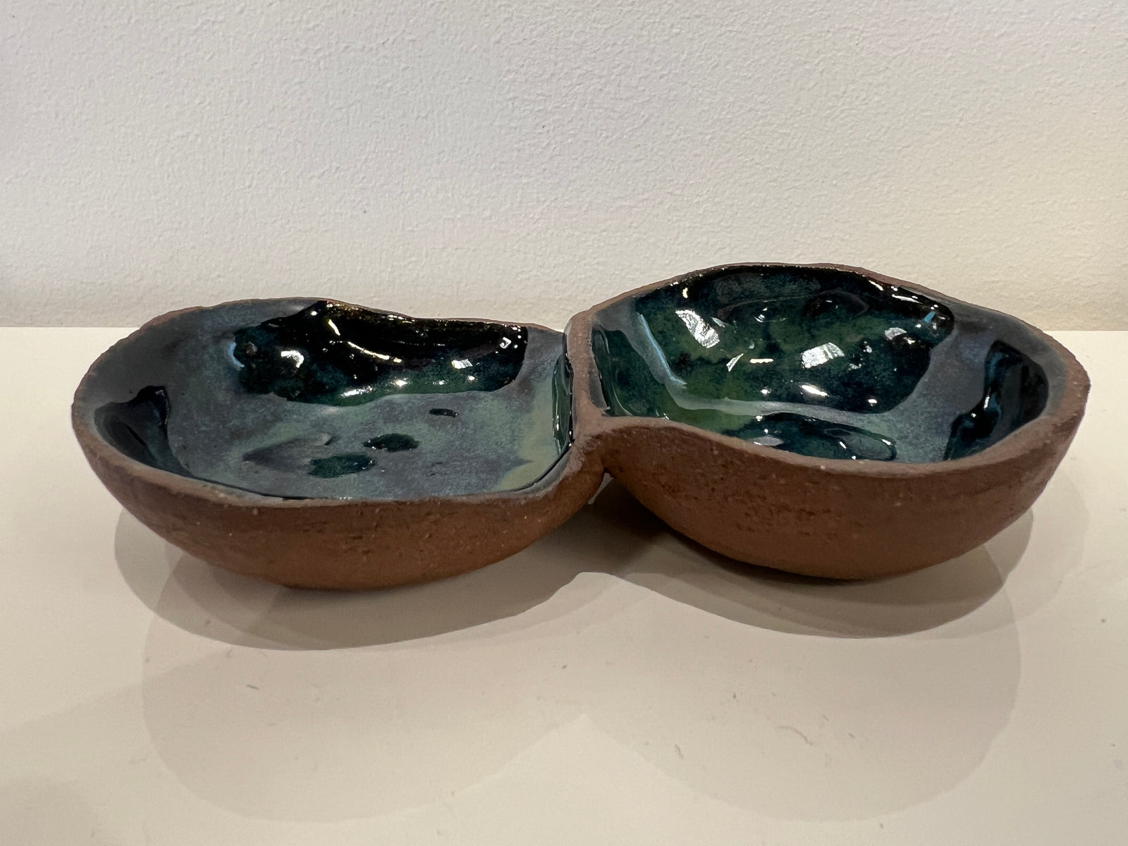 Northern Lights Double Bubble Dish by Fig Tree Pots