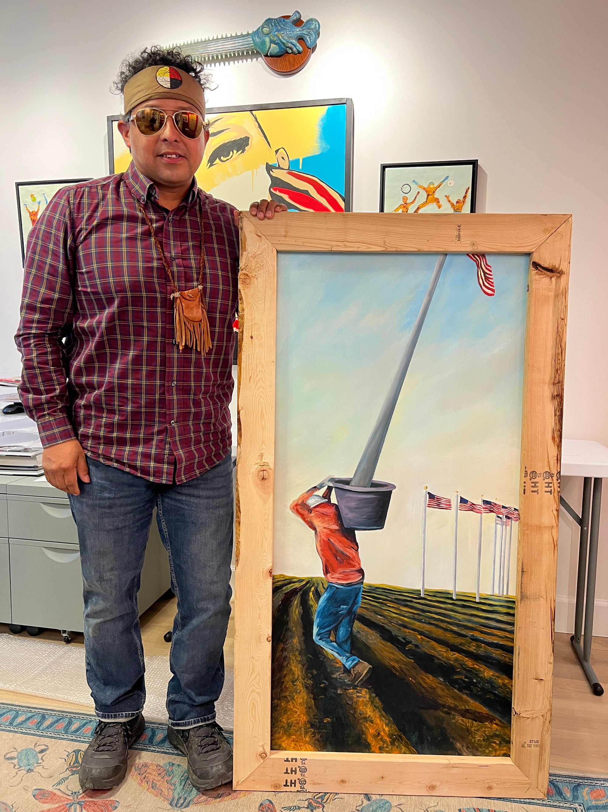 Planting Flags by Augustine Chavez