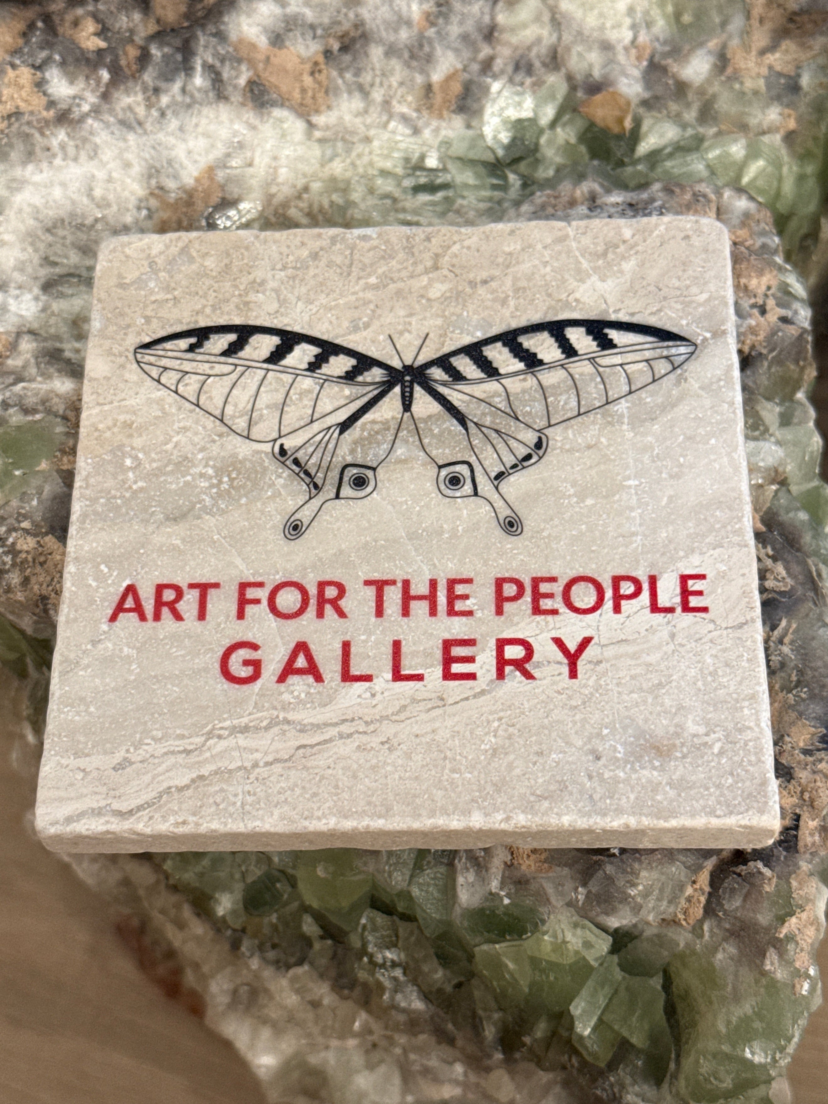 AFTPG Merch - Art for the People Gallery Marble Coaster