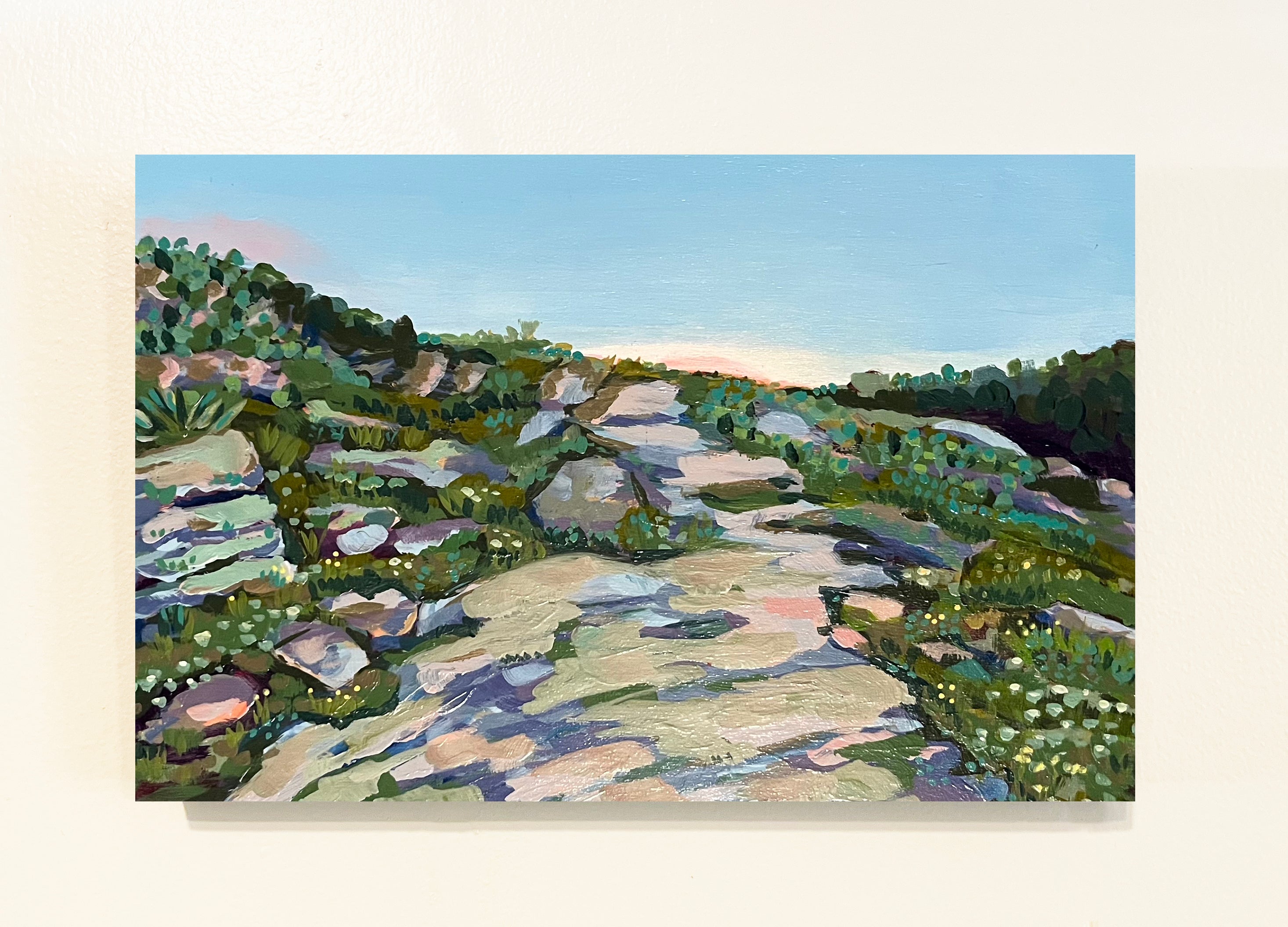 Inks Lake at Sunset by Debbie Shands Celusniak