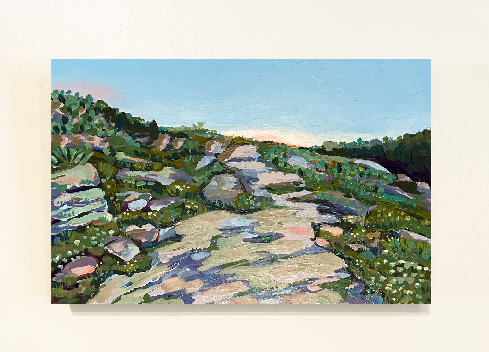 Inks Lake at Sunset by Debbie Shands Celusniak