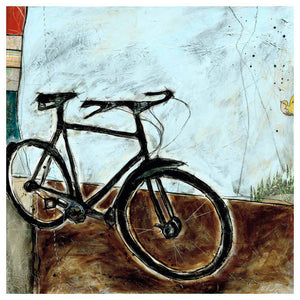 Bicycle Print by Joel Ganucheau + 8"x8" Paper