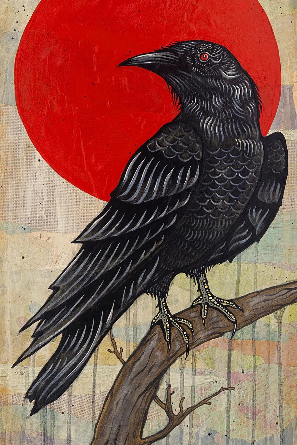 Nevermore Print by Joel Ganucheau + Paper