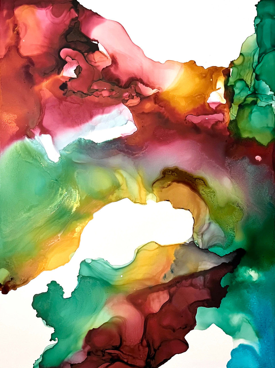 What Lights You Up - Original art by Julie Pelaez
Ink on Yupo Paper
24"h x 18"w - unframed