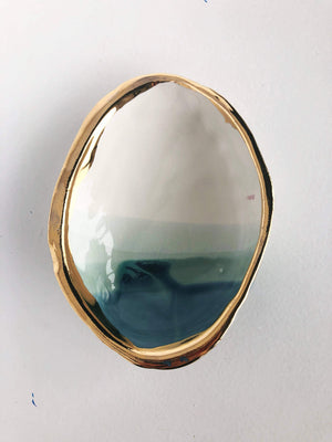 Ceramic Abalone Smudge Dish by Karacotta Ceramics