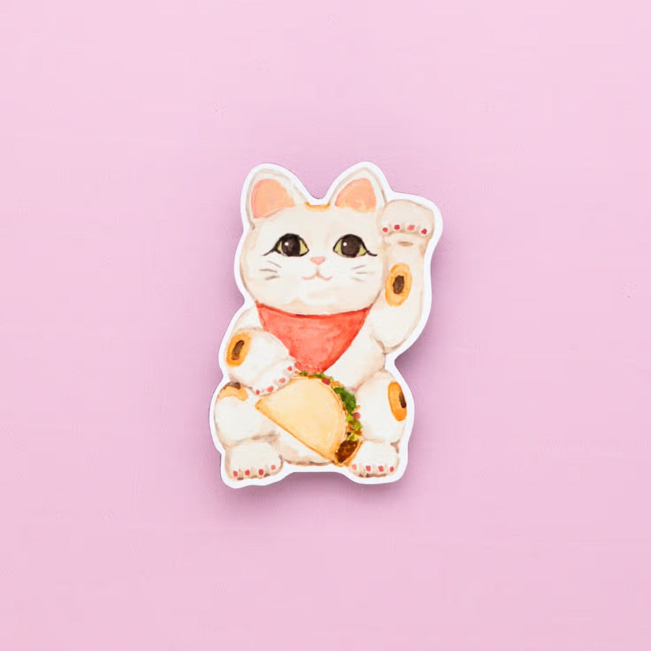 Texas Lucky Cat Sticker by Kathyphantastic