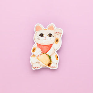 Texas Lucky Cat Sticker by Kathy Phantastic