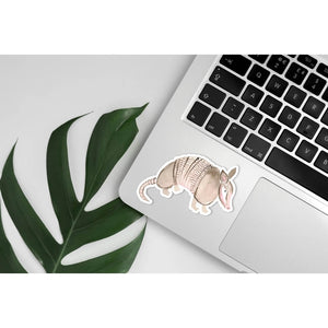 Armadillo Stickers by Kathyphantastic