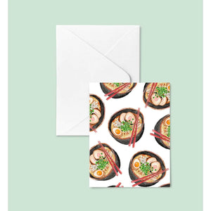 Ramen Greeting Card by Kathyphantastic